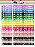 Class Planner Stickers | College | High School | Libby and Lou Stickers