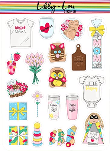 Mothers Day Planner Stickers | Libby and Lou Sticker Co