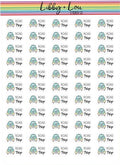 Road Trip Planner Stickers | Libby and Lou Sticker Co