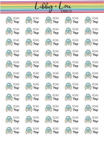 Road Trip Planner Stickers | Libby and Lou Sticker Co