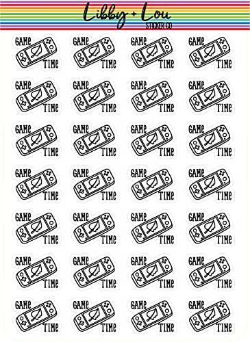 Game Time Planner Stickers | Libby and Lou Sticker Co