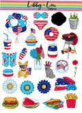 Fourth of July Celebration Planner Sticker | Libby and Lou Sticker Co