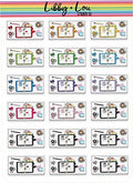 Rings Planner Sticker | Libby and Lou Sticker Co