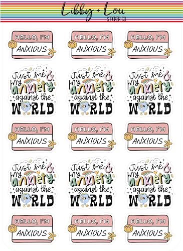Anxiety Planner Sticker | Libby and Lou Sticker Co