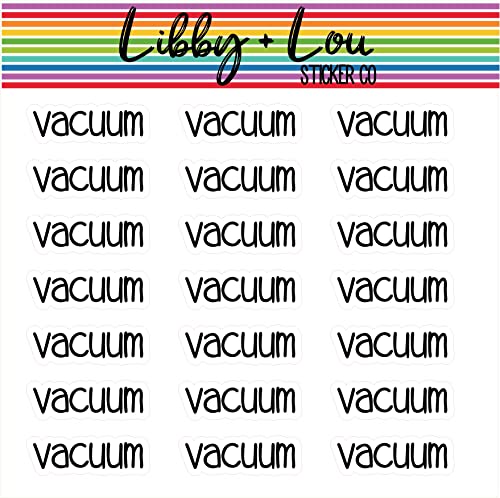 Vacuum Planner Stickers | Libby + Lou Sticker Co