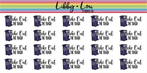 Take Out the Trash Planner Stickers | Libby and Lou Sticker Co