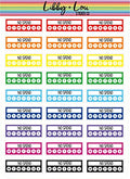 No Spend Habit Tracker | Libby and Lou Sticker Co