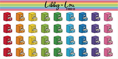 File Cabinet Planner Sticker | Libby and Lou Sticker Co