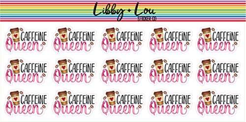 Coffee Queen Planner Stickers | Libby + Lou Sticker Co