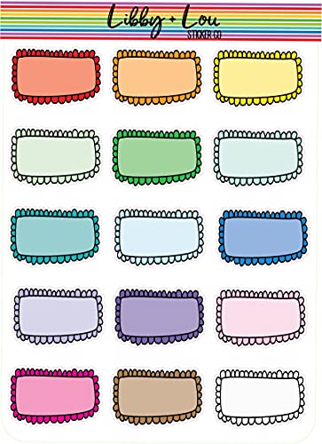 Doodle Half Boxes | Libby and Lou Sticker
