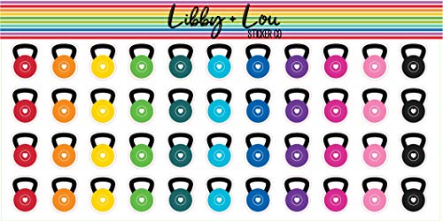 Kettle Bells Planner Sticker | Libby and Lou Sticker Co