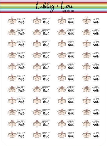 Happy Mail Planner Sticker | Libby and Lou Sticker Co