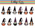 Halloween Gnomes Decorative Planner Sticker | Libby and Lou Sticker Co