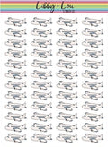 Airplane Planner Stickers | Libby and Lou Sticker Co