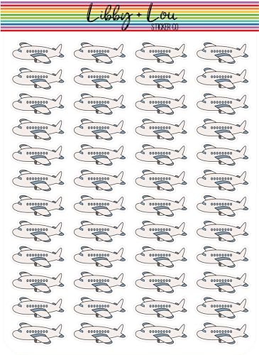 Airplane Planner Stickers | Libby and Lou Sticker Co