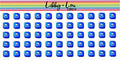 Streaming Service TV Planner Sticker | Libby and Lou Sticker Co