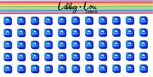 Streaming Service TV Planner Sticker | Libby and Lou Sticker Co