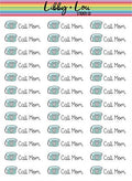Call Mom Planner Sticker | Phone | Libby and Lou Sticker Co