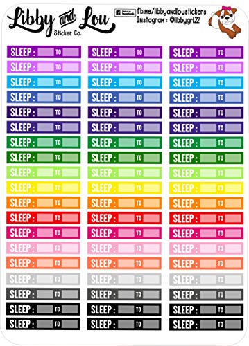 Sleep Tracker| Libby and Lou Sticker Co