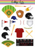 Baseball Planner Sticker | Libby and Lou Sticker Co