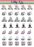 Travel Planner Stickers | Libby and Lou Sticker Co