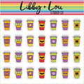 Halloween Coffee Planner Stickers | Libby and Lou Sticker Co