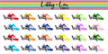 Walking Exercising Planner Sticker | Libby and Lou Sticker CO
