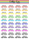 Hang Out with Friends Planner Sticker | Libby and Lou Sticker Co