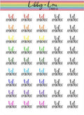 Vet Appointment Script Planner Stickers | Libby and Lou Sticker Co