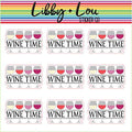 Wine Time Planner Stickers | Libby and Lou Sticker Co