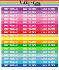 Early Release Planner Sticker | Libby and Lou Sticker Co