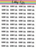 Work Late Planner Sticker | Libby and Lou Sticker Co