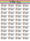 Instacart Order Planner Stickers | Libby and Lou Sticker Co
