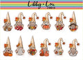 Fall Gnomes Decorative Planner Sticker | Autumn | Libby and Lou Sticker Co