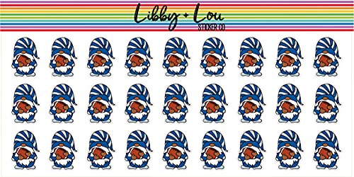 Football Gnome Planner Sticker | Libby and Lou Sticker Co