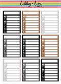 Weekly Sidebar Planner Sticker | Libby and Lou Sticker Co