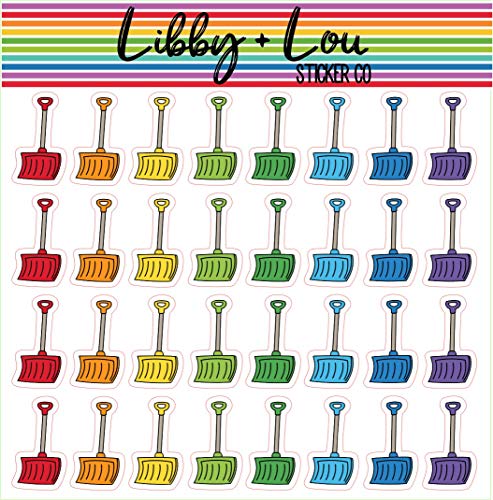Snow Shovel Planner Stickers | Libby and Lou Sticker Co