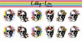 Skulls and Flowers Decorative Planner Sticker | Libby and Lou Sticker Co