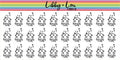 Family Time Planner Sticker | Libby and Lou Sticker Co