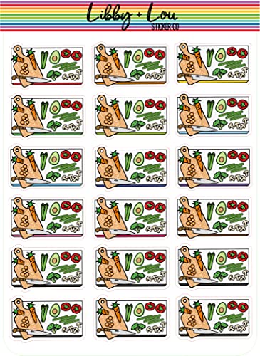 Meal Prep Planner Sticker | Libby and Lou Sticker Co