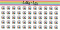 Streaming Service TV Planner Sticker | Libby and Lou Sticker Co