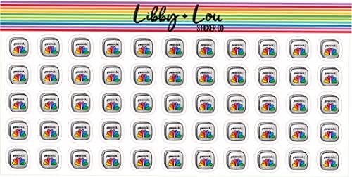 Streaming Service TV Planner Sticker | Libby and Lou Sticker Co