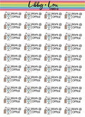 Work at Office Planner Sticker | Libby and Lou Sticker Co