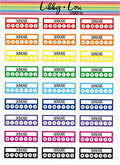 Skincare Habit Tracker | Libby and Lou Sticker