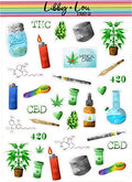 CBD Decorative Planner Sticker | Libby and Lou Sticker Co