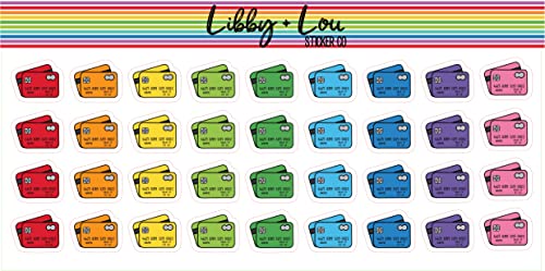 Credit Card Planner Sticker | Libby and Lou Sticker Co