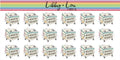 Negative Thoughts Dumpster Planner Stickers | Libby and Lou Sticker Co
