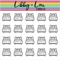 Beds Planner Stickers | Libby and Lou Sticker Co