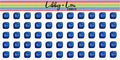 Streaming Service TV Planner Sticker | Libby and Lou Sticker Co