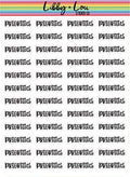 Priorities Planner Sticker | Libby and Lou Sticker Co